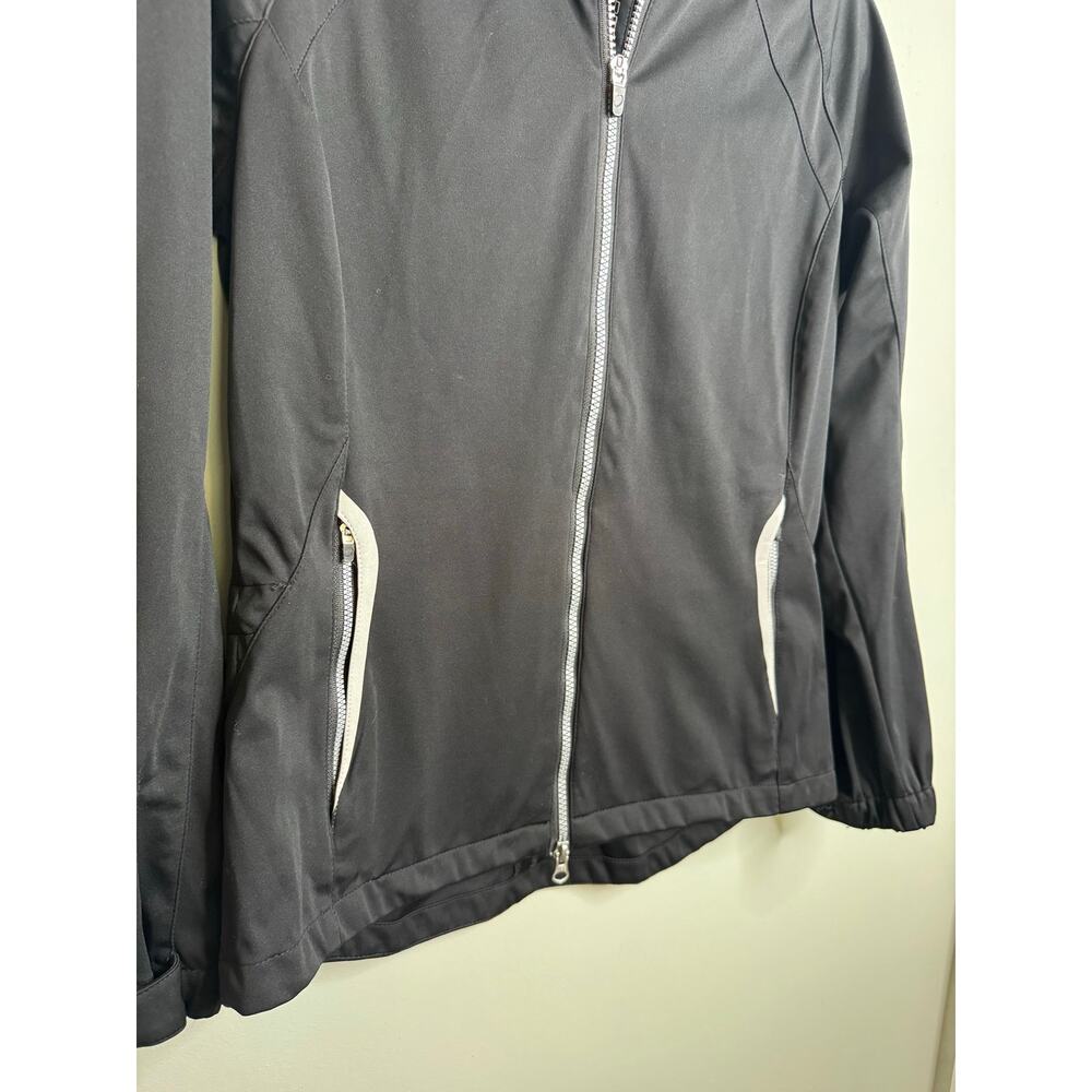 Zero Restriction Women's Black Rosie Wind Resistant Full Zip Up Jacket Size M - Picture 2 of 8
